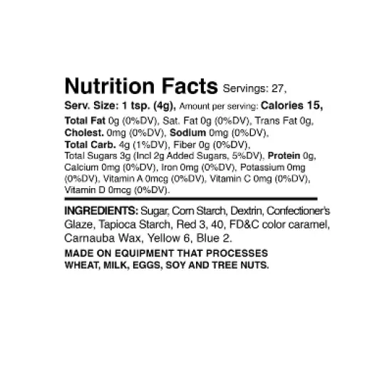 Mystic Sprinkles The Big Game: Red & Black Nonpareil Mix 3.8oz image {4}