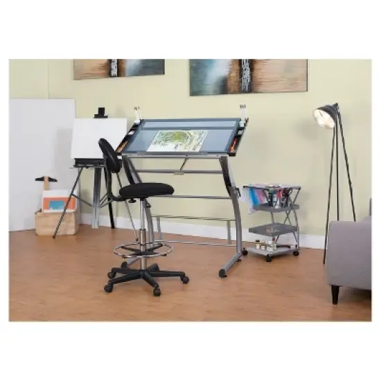 Triflex Drawing Table Soft Silver - Studio Designs image {6}