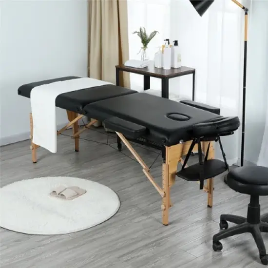Yaheetech Foldable Massage Table with Non-Woven Bag image {1}