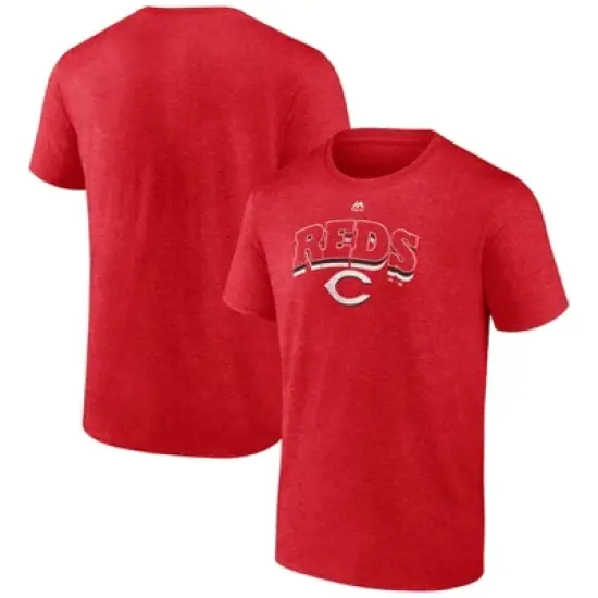 MLB Cincinnati Reds Men's Short Sleeve Bi-Blend T-Shirt image {3}