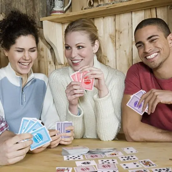 GSE 12-Deck Nertz Card Game,  Multi-colored Standard 3.5"x2.5" Wide Playing Cards for Poker, Blackjack, Rummy, Go Fish, Bridge image {7}