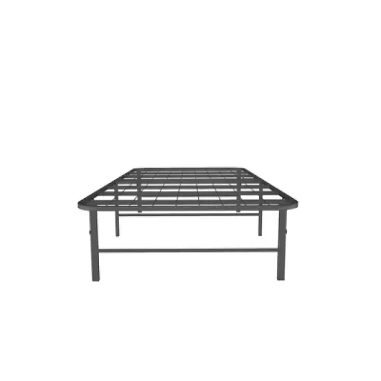 Room & Joy Twin Emmerson Metal Platform Bed & Mattress Foundation Black image {2}