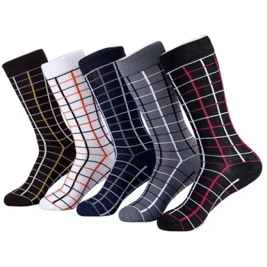 Mio Marino Men's Groovy Designer Dress Socks 5 Pack image {13}