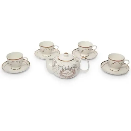 Ukonic Harry Potter Marauders Map 10-Piece Porcelain Tea Set image {7}
