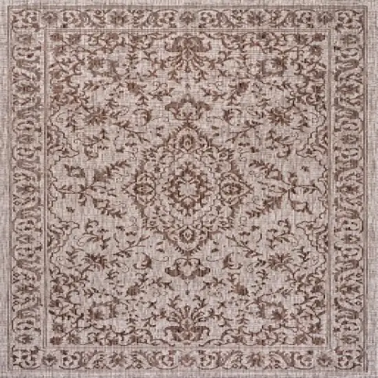 Jerash Ornate Medallion Indoor/Outdoor Area Rug - JONATHAN Y image {1}