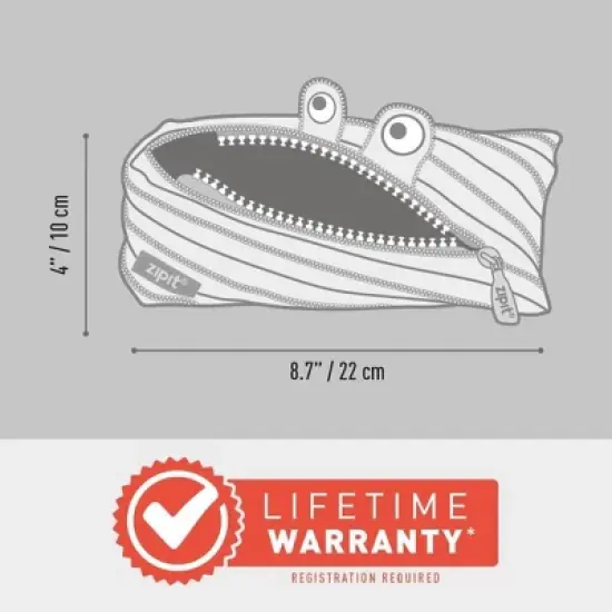 ZIPIT Clear Monster Pencil Case image {7}