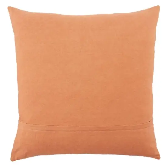 22"x22" Oversize Parvati Geometric Poly Filled Square Throw Pillow Mauve/Terracotta - Jaipur Living image {1}