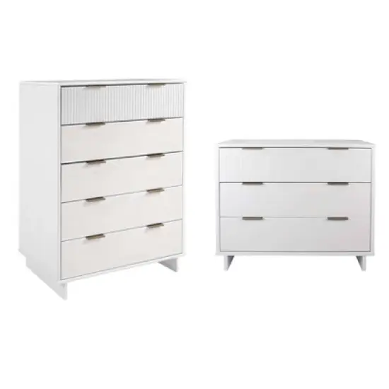 Manhattan Comfort 2pc Granville Chest and Dresser Bedroom Set image {23}