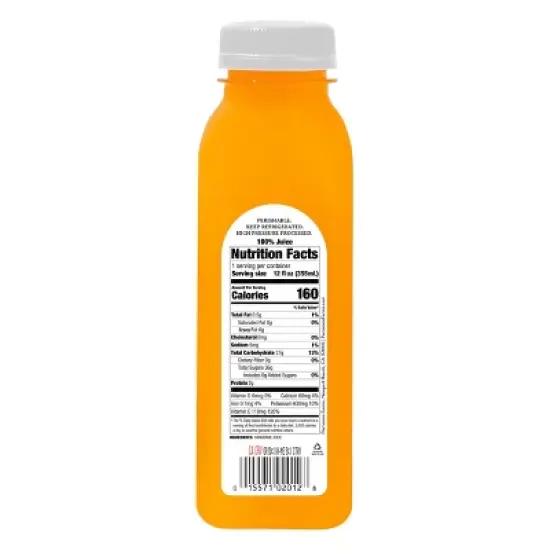 Cold Pressed Tangerine Juice - 12 fl oz image {5}