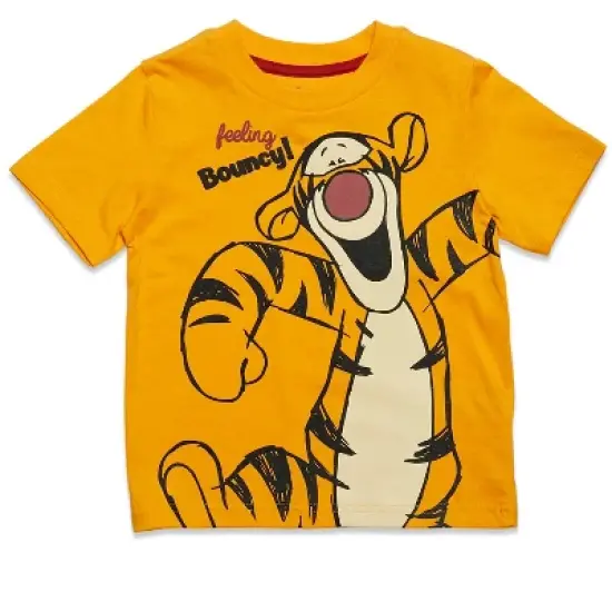 Disney Winnie the Pooh Winnie the Pooh Tigger Eeyore Baby Short Sleeve Graphic T-Shirt image {3}