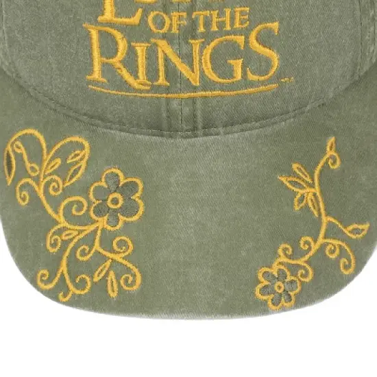 The Lord of the Rings Logo Washed Green Cotton Twill Hat image {3}