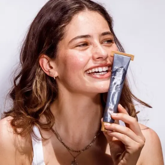 Primp N' Prime Rose Gold Tinted Makeup Primer, The Organic Skin Co, 2.02 fl oz image {5}