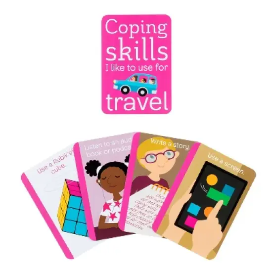 Coping Skills for Kids Coping Cue Cards Distraction Deck image {4}