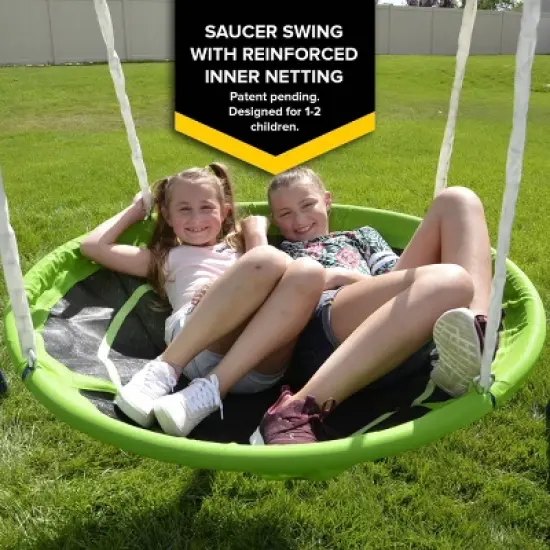 Sportspower Rosemead Metal Swing and Slide Set image {4}
