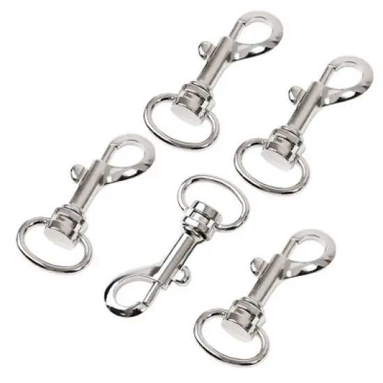 Unique Bargains Metal Eye Bolt Hook Lobster Swivel Spring Clips 5 Pcs image {6}