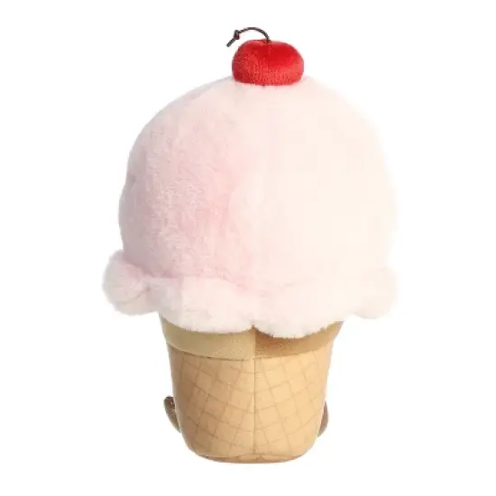 Aurora Val Sayings 9' I Cherrish You Ice Cream Pink Stuffed Animal image {3}