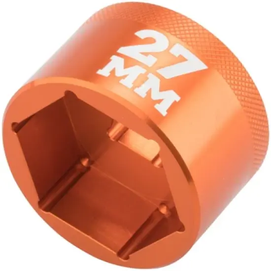 Fox Chamferless Protective Topcap Socket 27mm 3/8 Drive 7000 Series Aluminum image {1}