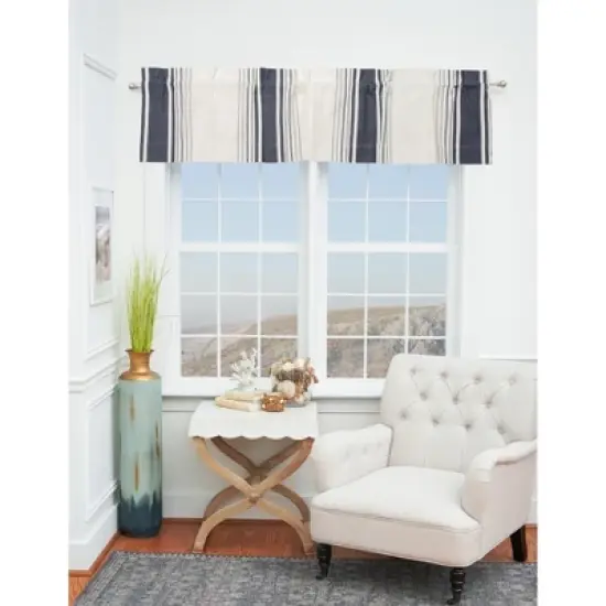 C&F Home Nantucket Stripes Valance Set of 2 image {1}