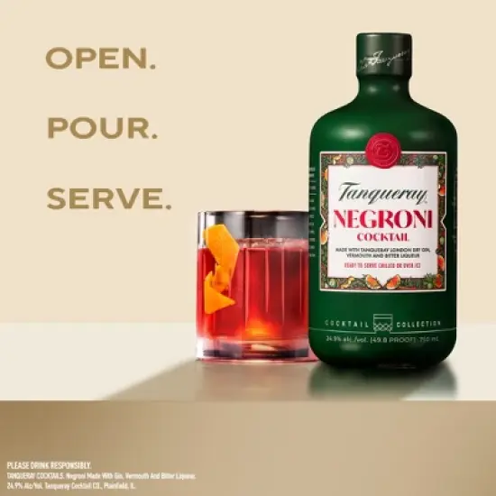 Tanqueray Ready To Drink Negroni Cocktail - 375ml Bottle image {3}