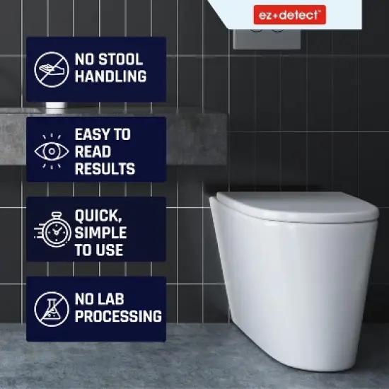 EZ Detect Colon Disease Test FDA Cleared at Home Colorectal Test Kit image {2}