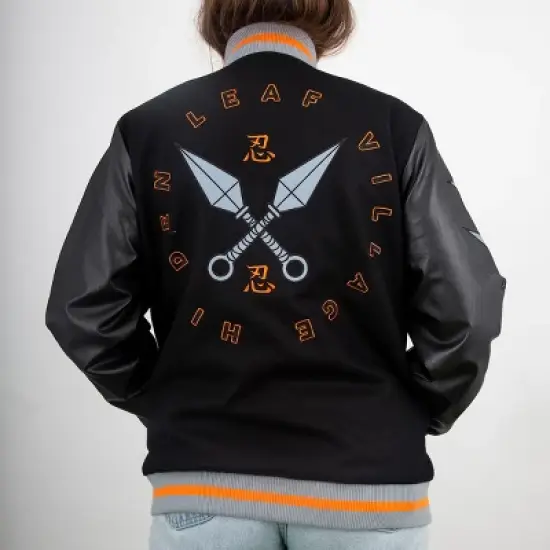 Naruto Hidden Leaf Village Men&rsquo;s Varsity Jacket image {3}