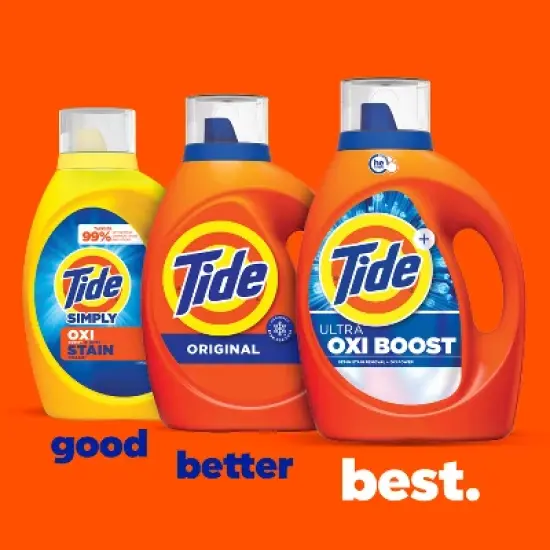 Tide Simply Oxi Stain Refresh Liquid Laundry Detergent - 162oz image {5}