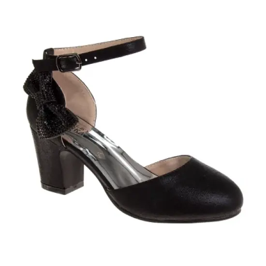 Badgley Mischka Dress Heel Closed Toe Sandals (Big Kids) image {7}