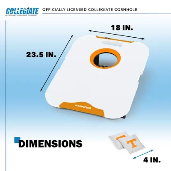 NCAA Tennessee Volunteers All-Weather Travel Cornhole Set image {4}