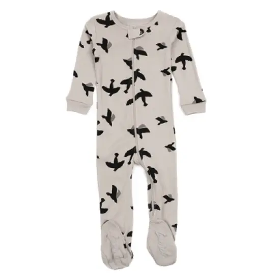 Leveret Footed Sleeper Cotton Pajamas image {6}