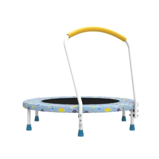 36inch Mini Trampoline for Kids Ages 1-6 Indoor Outdoor Trampoline with Handle Fun for Kids image {3}