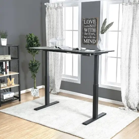 Baron Contemporary Adjustable Office Stand Up Table Large - HOMES: Inside + Out image {1}