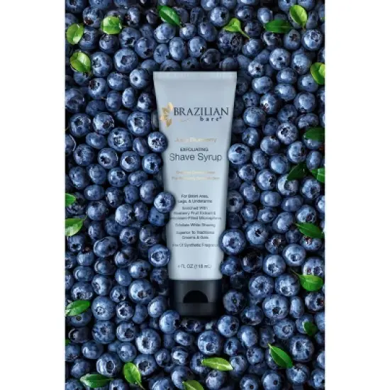 Brazilian Bare Blueberry Exfoliating Shave Syrup - 4oz image {1}