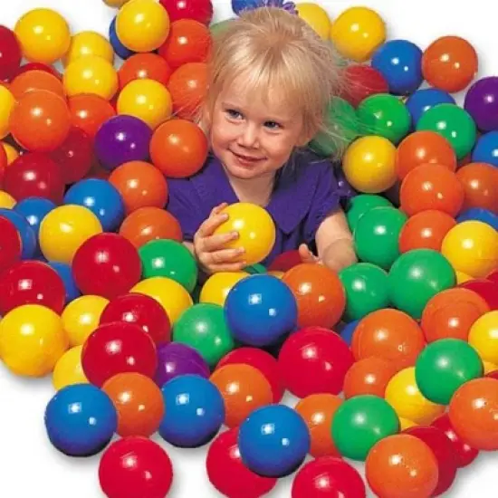 Intex 100-Pack Large Plastic Multi-Colored Fun Ballz For Ball Pits (5 Pack) image {3}