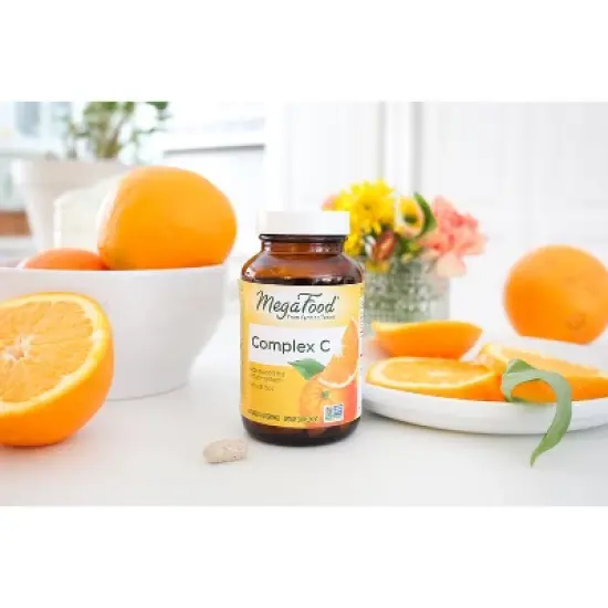 MegaFood C Complex Vegan with 250mg Vitamin C Immune Support Supplement - 30ct image {4}
