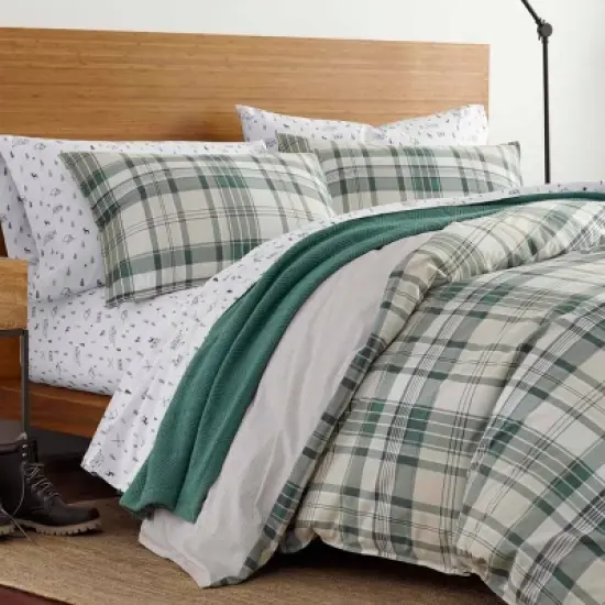 Eddie Bauer - Timbers Plaid Reversible Duvet Cover & Sham Set image {1}