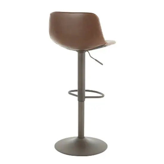 Set of 2 31.25" Duke Industrial Adjustable Height Barstools - LumiSource image {3}