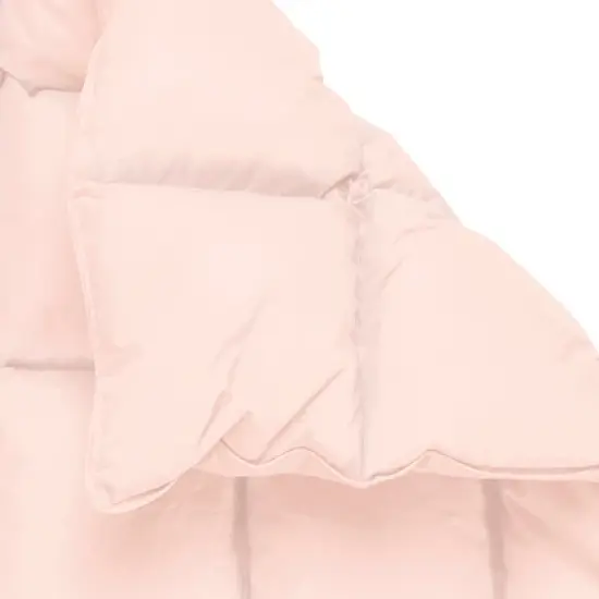 Sweet Jojo Designs Girl Baby Down Alternative Crib Comforter/Blanket Solid Blush Pink image {1}
