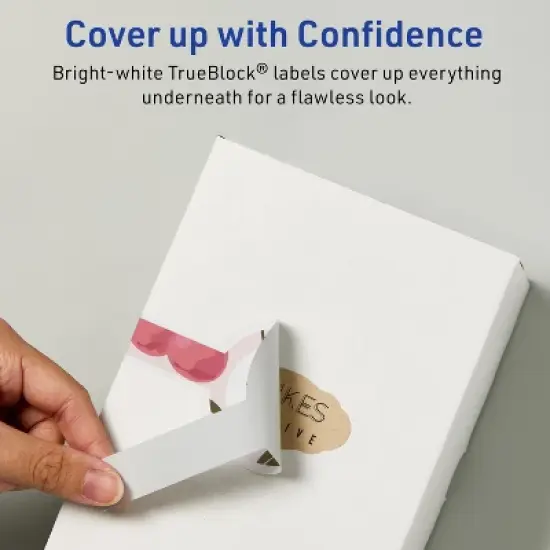 Avery TrueBlock Wraparound Band Labels, 2-3/8" x 8", 30ct image {2}