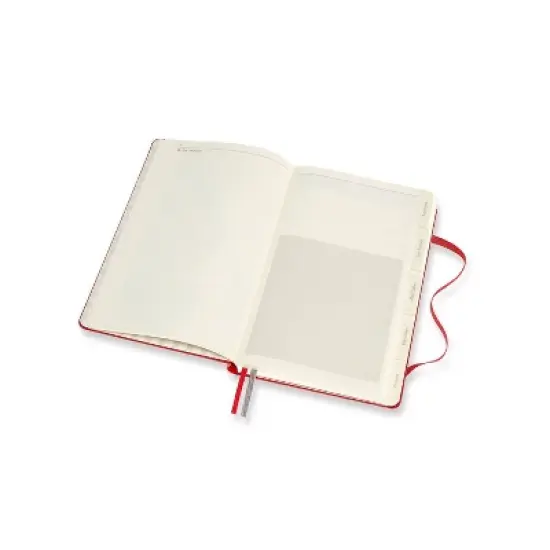 Moleskine Guided Journal 5.12"x8.25" Recipe: Dark Red Hard Cover, 400 Pages, Elastic Closure, image {4}