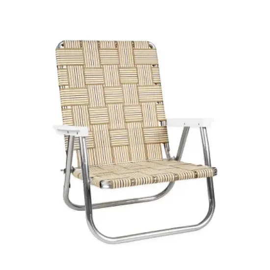 Lawn Chair USA Folding Aluminum Beach Webbed Chair image {18}