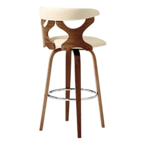 26" Zenia Swivel Counter Height Barstool - Armen Living image {3}