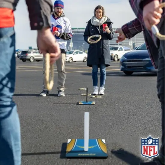 NFL Los Angeles Chargers Solid Wood Quoits Toss Game image {6}