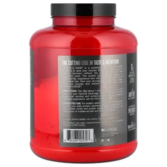 BSN Syntha-6&reg; Edge, Protein Powder Drink Mix, Vanilla Milkshake, 4.01 lb (1.82 kg) image {2}
