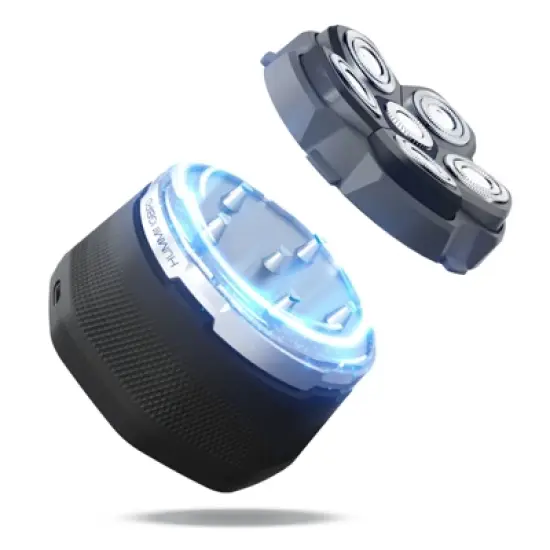 HUMMINGBIRD MK3 Stealth Edition QuickSwap Replacement Blade Head, Genuine Blade Head Refill, Magnetic 6-Blade Head, Hypoallergenic Stainless Steel image {3}