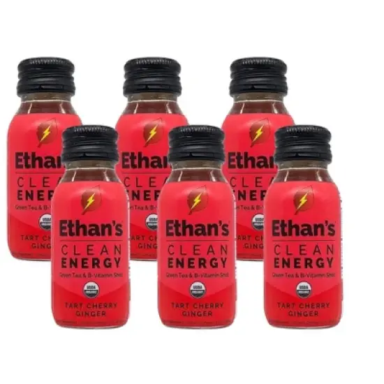 Ethan's Clean Energy Tart Cherry Ginger Drink - Case of 6/2 fz image {3}
