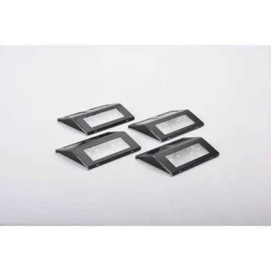 Maxsa Innovations 4pk Solar Powered Metal Deck image {2}