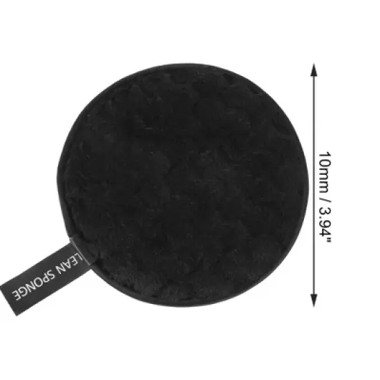 Unique Bargains Reusable Round Facial Sponges 1 Pc image {2}