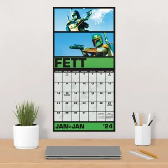 Trends International Inc. 2023-24 Wall Calendar 12"x12" Star Wars: Saga Bilingual image {4}