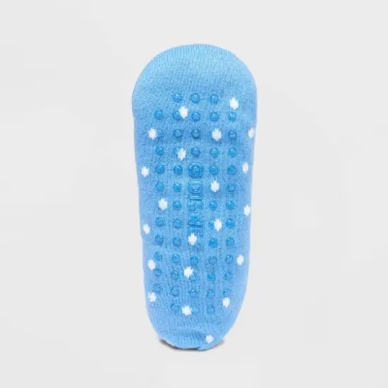 Women's Disney Chip 'n Dale Pull-On Slipper Socks with Grippers - Blue/White 4-10 image {3}