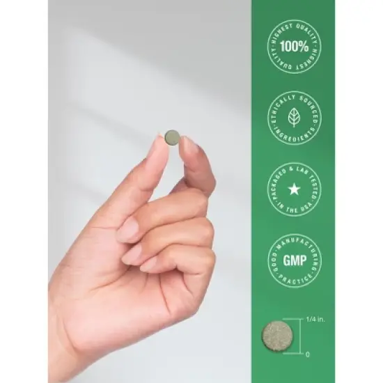 Horb&auml;ach Chlorophyll Pills | 300 Chewable Tablets | Natural Peppermint Flavor image {6}